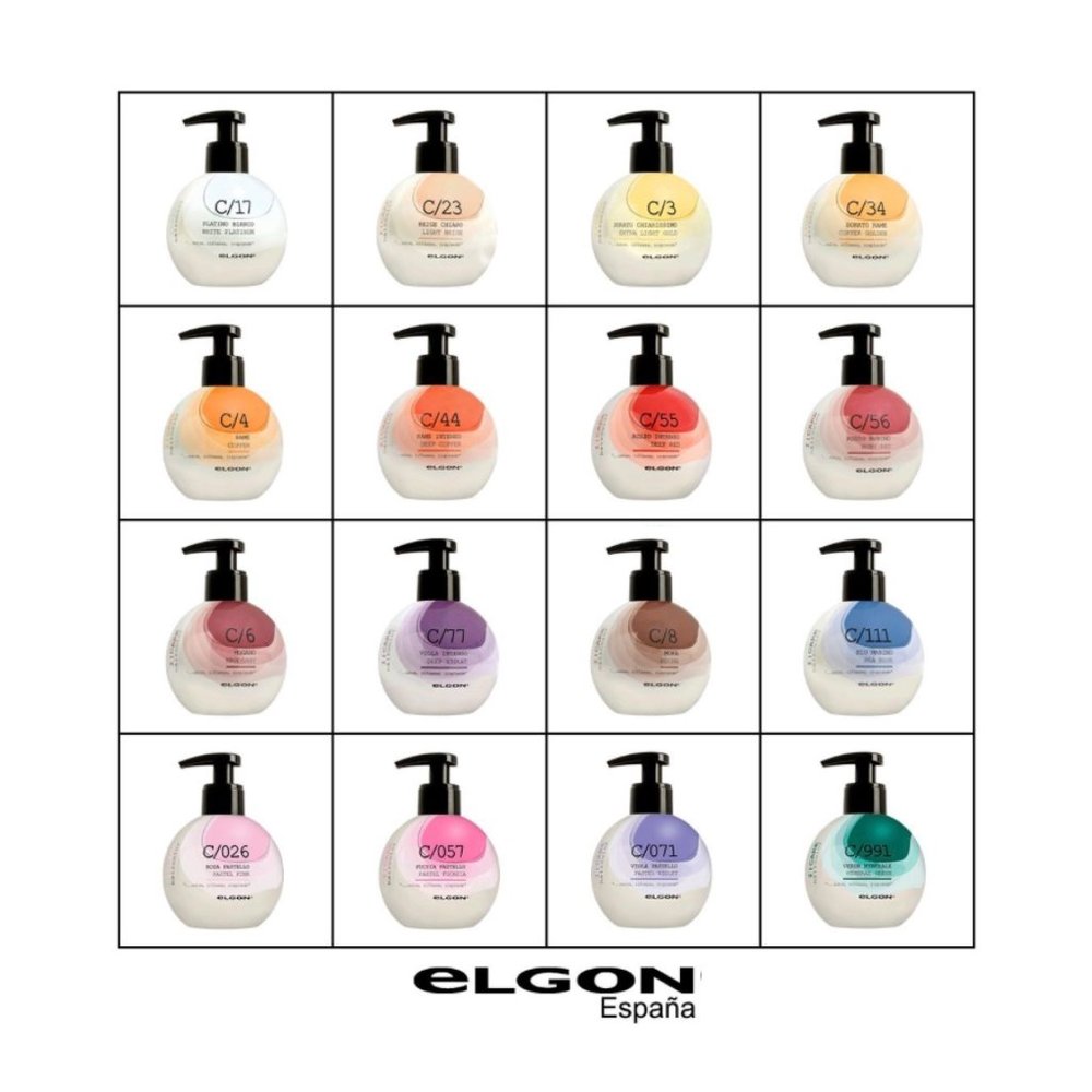 Elgon I/care Haircolor Rinse Coloring Conditioning Cream 7 Oz.    AS-01-08-MR